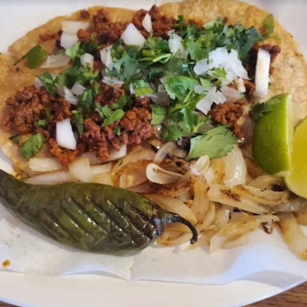 Authentic Mexican meal prepared at Dos Molinos